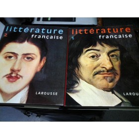 LITTERATURE FRANCAISE - LAROUSSE - 2 volume - format album